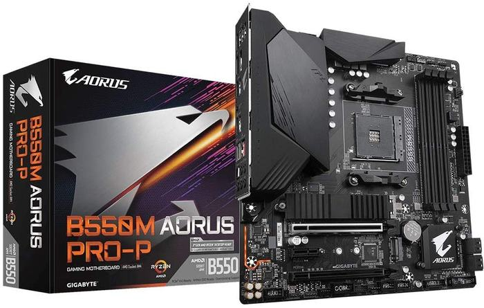 Gigabyte B550M AORUS PRO Best B550 Motherboard for Ryzen 7 5800X