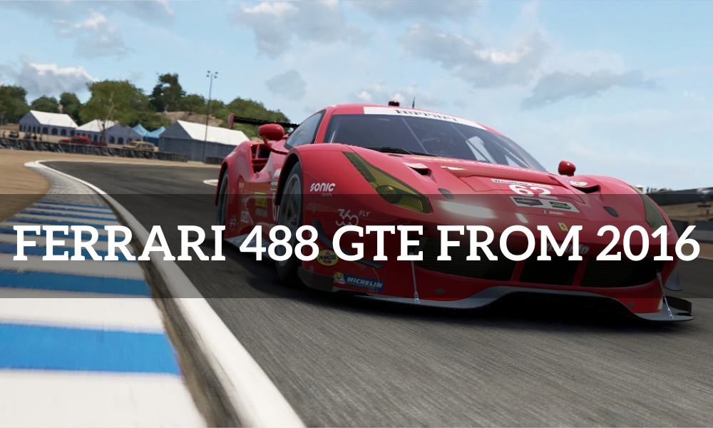 Ferrari 488 GTE from 2016