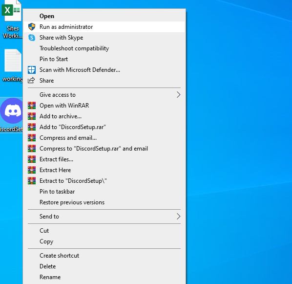 Run Discord in Administrator Mode