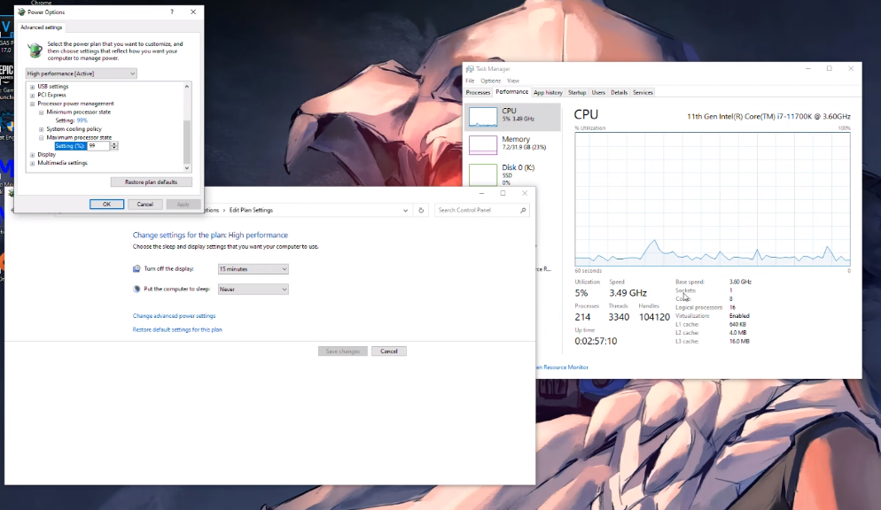 Turn Off CPU Overclocking