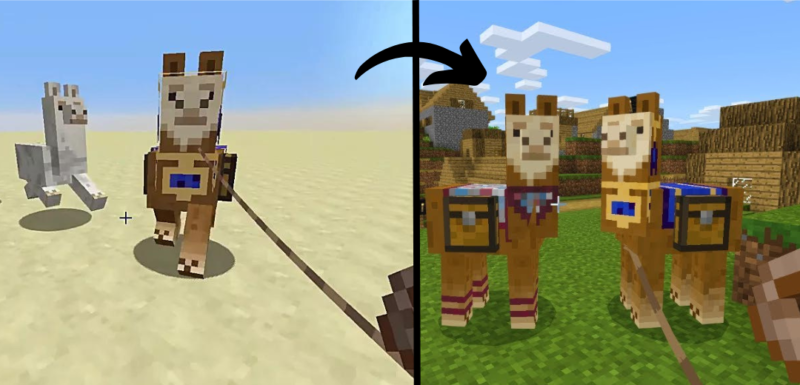 How to Control a Llama in Minecraft