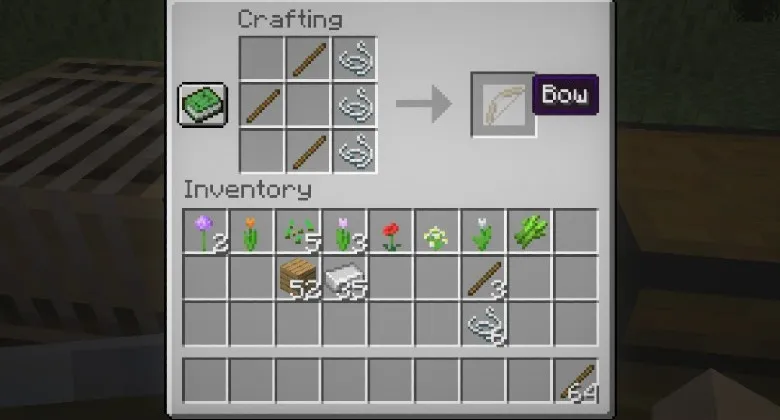 Basic Bow in Minecraft